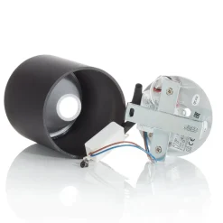 Rund Polasso LED-loftlampe, sort-guld^EGLO Outlet