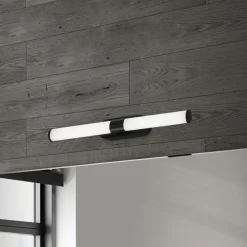 Briloner Væg- Og Spejllamper|Væglamper>Runt LED-væglampe IP44 direkte 4.000 K sort