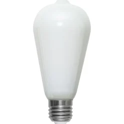 Rustik E27 ST64 LED-pære 6,5W 3-tr.-dæmpning, opal^STAR TRADING Clearance