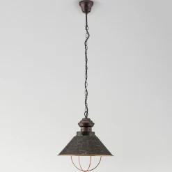 Rustik pendellampe Shanta, en lyskilde^ORION Hot