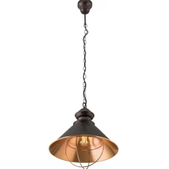 Rustik pendellampe Shanta, en lyskilde^ORION Hot