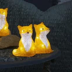 Konstsmide Season Julepynt|Julelys Udendørs>Ræv LED-lysfigur, 5 stk som kæde