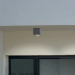 HB 111 LED udendørs loftlampe, kantet, 830 19°^RZB Online