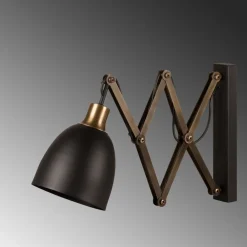 Opviq Sakselampe Sivani MR-725 sort/guld antik