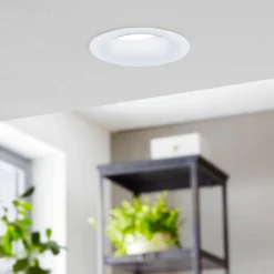 EGLO Saliceto LED-spot rund, stiv 2.700 K hvid