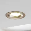 EGLO Indbygningsspots>Saliceto LED-spot rund, stiv 2.700 K nikkel