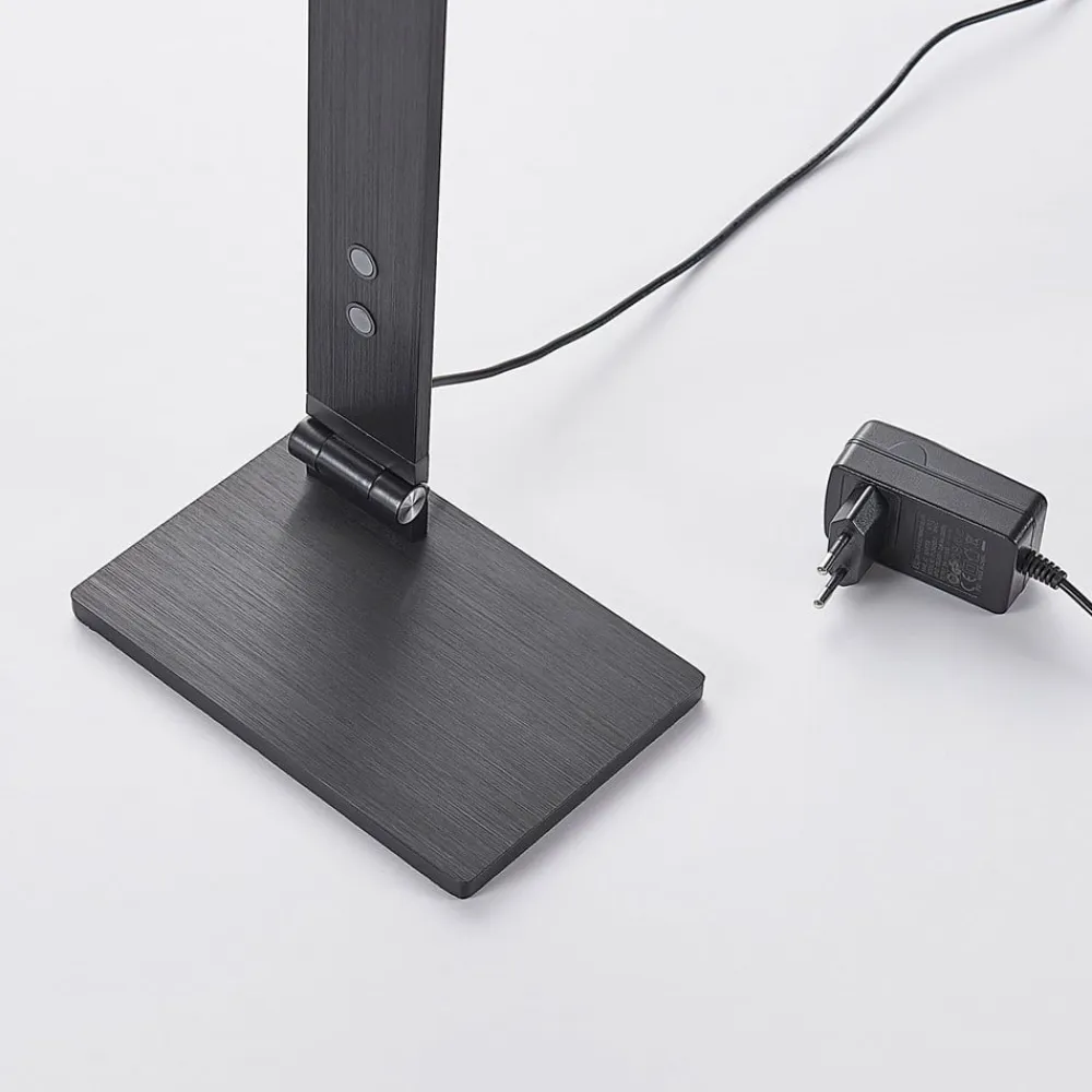 Salome - dæmpbar LED skrivebordlampe, sort^Lucande Hot