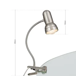 Samala klemlampe satin^ORION Online