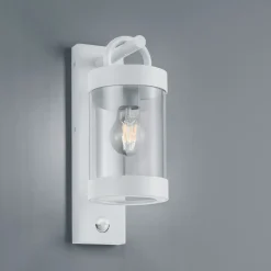 Trio Lighting Væglampe Med Sensor|Væglamper>Sambesi udendørs væglampe, bevægelsessensor, hvid