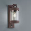 Sambesi udendørs væglampe, bevægelsessensor, rust^Trio Lighting Discount