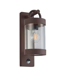 Sambesi udendørs væglampe, bevægelsessensor, rust^Trio Lighting Discount