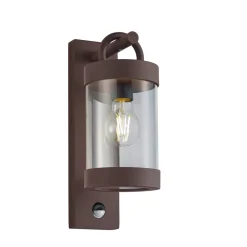 Sambesi udendørs væglampe, bevægelsessensor, rust^Trio Lighting Discount