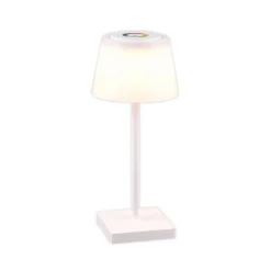 Reality Leuchten Terrassebelysning>Sanchez LED-bordlampe, RGBW og dæmper, hvid