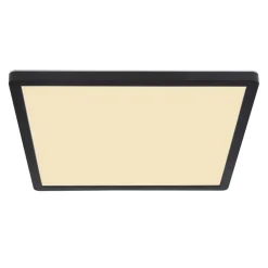 Sapana LED-loftlampe, kantet, kan dæmpes, sort^Globo