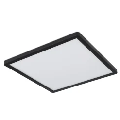 Sapana LED-loftlampe, kantet, kan dæmpes, sort^Globo