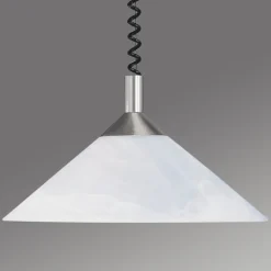Hufnagel Pendellamper>Saturn justerbar hængelampe mat nikkel