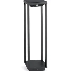 FARO BARCELONA Saura solcelle LED-sokkelampe med bevægelsesdetektor