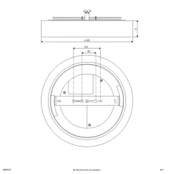 EVN Loftlamper>Sauro LED-loftslampe, Ø 40 cm, hvid