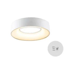 EVN Sauro LED-loftslampe, Ø 30 cm, hvid