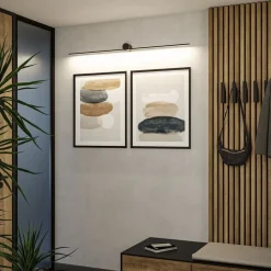 Paulmann Væg- Og Spejllamper>Sava Væglampe IP44 850lm 13,5W Matt Black -