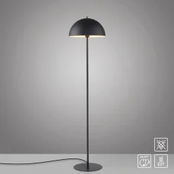 Schöner Wohnen Gulvlampe Ali, sort, jern, E27