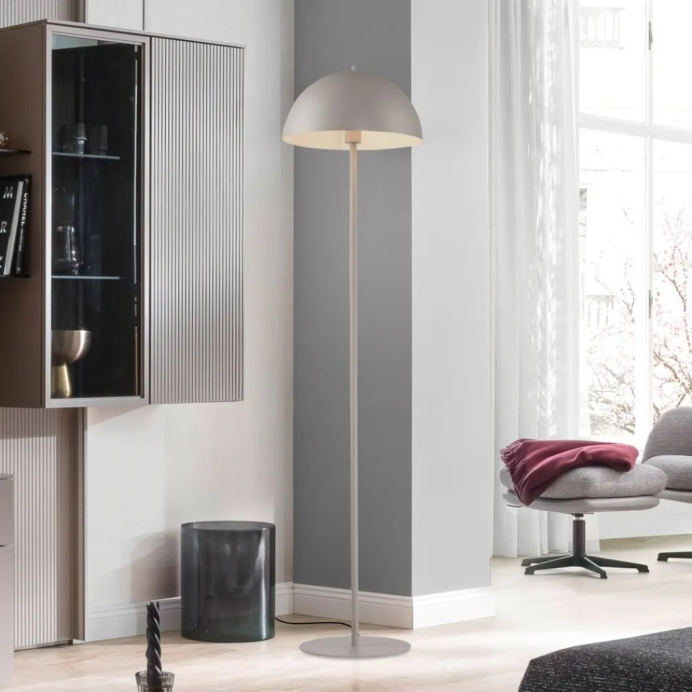 Gulvlampe Ali, Sandbrise, jern, E27^Schöner Wohnen New