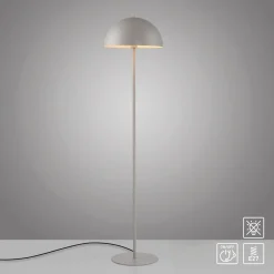 Gulvlampe Ali, Sandbrise, jern, E27^Schöner Wohnen New