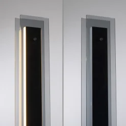 SCHÖNER WOHNEN LED-gulvlampe Lena, jern, sort, dæmper^Schöner Wohnen Sale