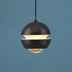 SCHÖNER WOHNEN LED-hængelampe Lini, sort, 1 lyskilde, 3.000K^Schöner Wohnen Outlet