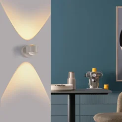 Schöner Wohnen Væglamper|Væglamper>LED-væglampe Chia, sandbrise 3.000 K op/ned