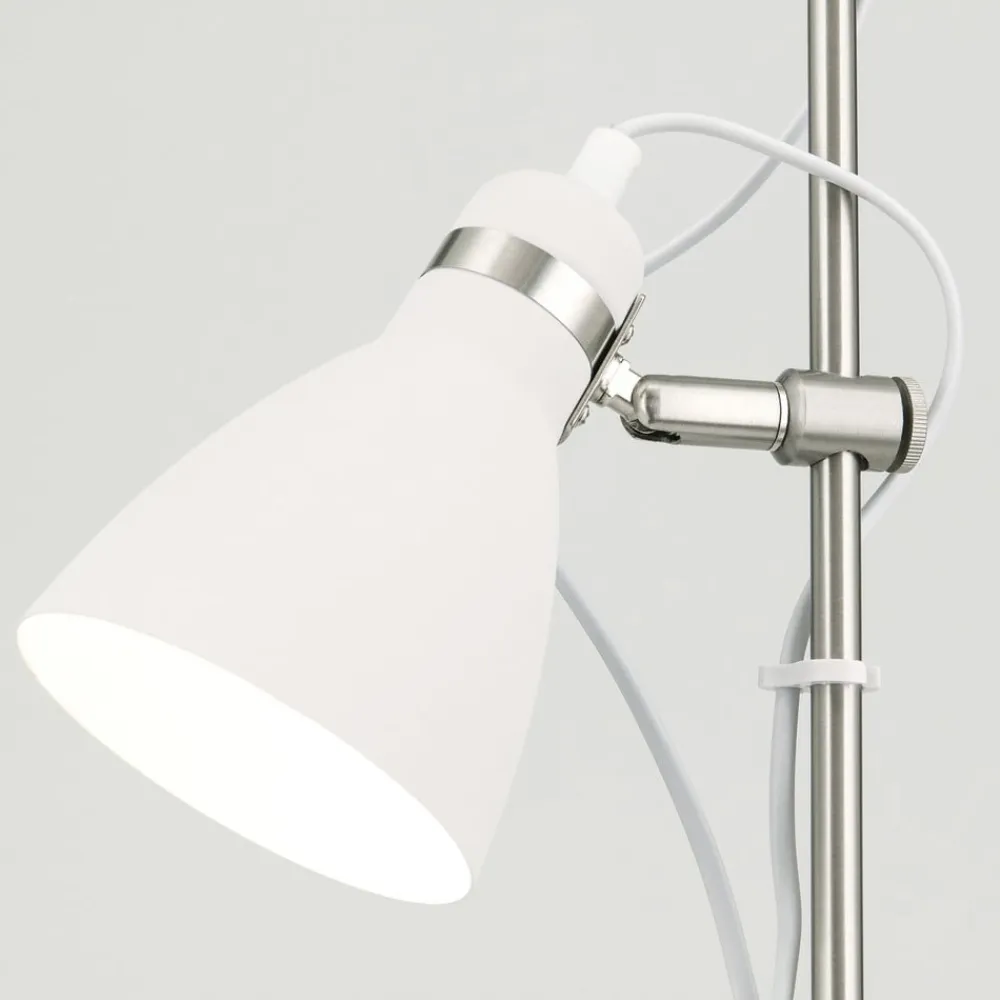 School gulvlampe med to spot, hvid^ORION