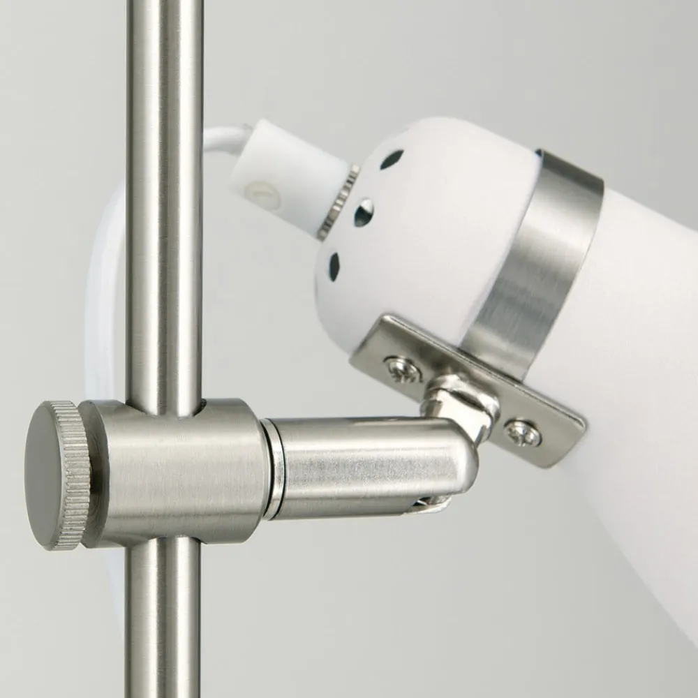 School gulvlampe med to spot, hvid^ORION