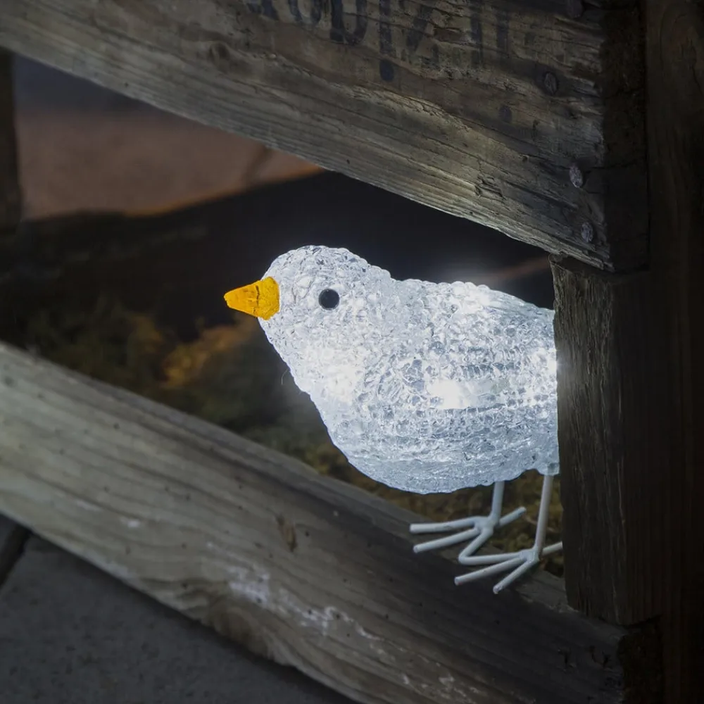 Konstsmide Christmas Sød udendørs dekoration LED-fuglekvintet