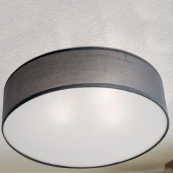 Seda stof-loftlampe, grå^ORION