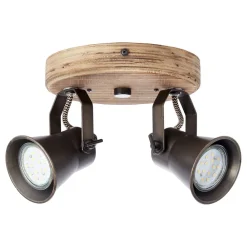 Brilliant Seed loftspot, 2 lyskilder, sort