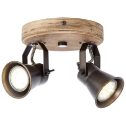 Brilliant Seed loftspot, 2 lyskilder, sort