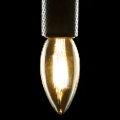 LED E14 3W stearinlys 24V DC glødetråd klar 927 dæmpbar^SEGULA Online