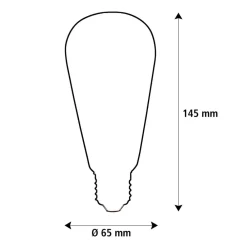 LED Elegant Line E27 3W Rustika 2.200 K Filament dæmpbar^SEGULA Discount