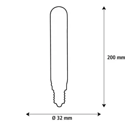 SEGULA LED Elegant Line E27 3W Tube 2.700 K Filament dæmpbar