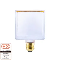 LED Floating-Cube 86 E27 4,5W varmhvid klar^SEGULA New