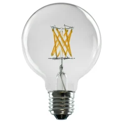 SEGULA Filament Pære>LED globe G80 E27 6,5W 2.700K dæmpbar klar