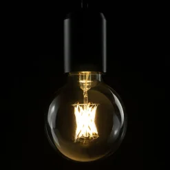 SEGULA Filament Pære>LED globe G80 E27 6,5W 2.700K dæmpbar klar