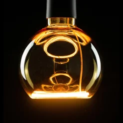SEGULA Dæmpbar Led-Pære|Filament Pære>LED svævende kugle G125 E27 4W guld 922 dæmpbar
