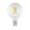 LED-filamentpære GU10 5W G80 Filament dæmpbar 2,200K^SEGULA Hot
