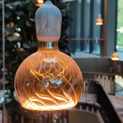 SEGULA LED-floating-globe G200 E27 6 W twist røg