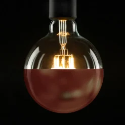 LED-Globe E27 6,5 W 927 hovedspejl kobber^SEGULA