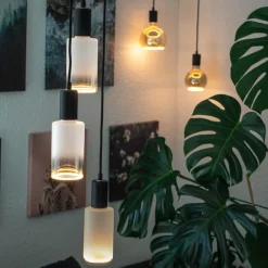 SEGULA LED-pære Flydende cylinder E27 4,5 W 922 dæmpbar