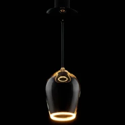SEGULA LED-pære Flydende rødvin sort, E27 5 W 922