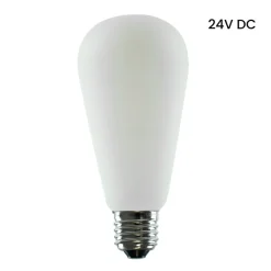 SEGULA Dæmpbar Led-Pære>LED-pære 24V E27 6 W 927 rustik opal dim