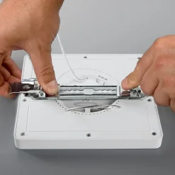 Heitronic Selesto LED-panel, kvadratisk, kan dæmpes, hvidt